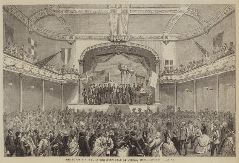 Burns-festivalen i Music-Hall i Quebec av James Archer