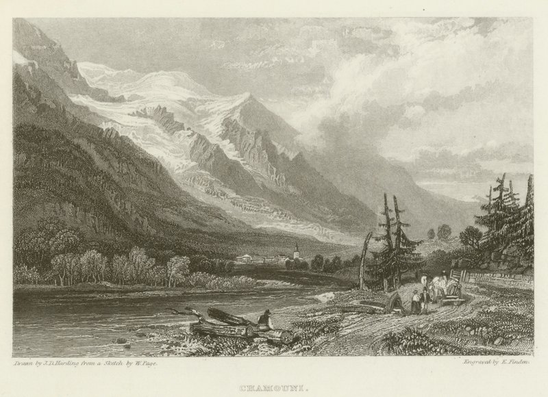 Chamouni av James Duffield Harding