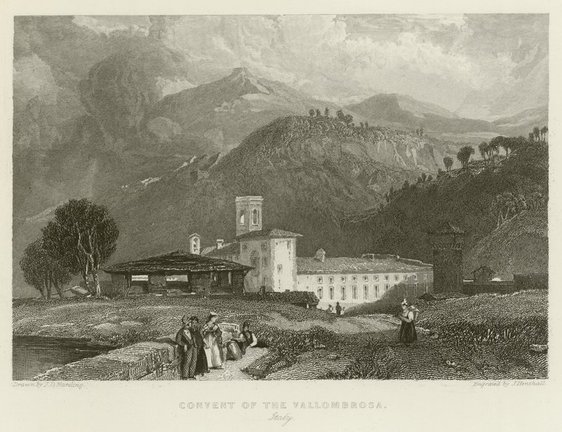 Klostret i Vallombrosa av James Duffield Harding
