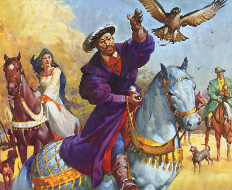 Kung Henrik VIII jagar av James Edwin McConnell