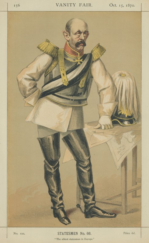 Greve von Bismarck-Schoenausen av James Jacques Joseph Tissot