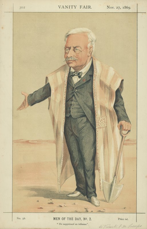 Viscount Ferdinand De Lesseps av James Jacques Joseph Tissot