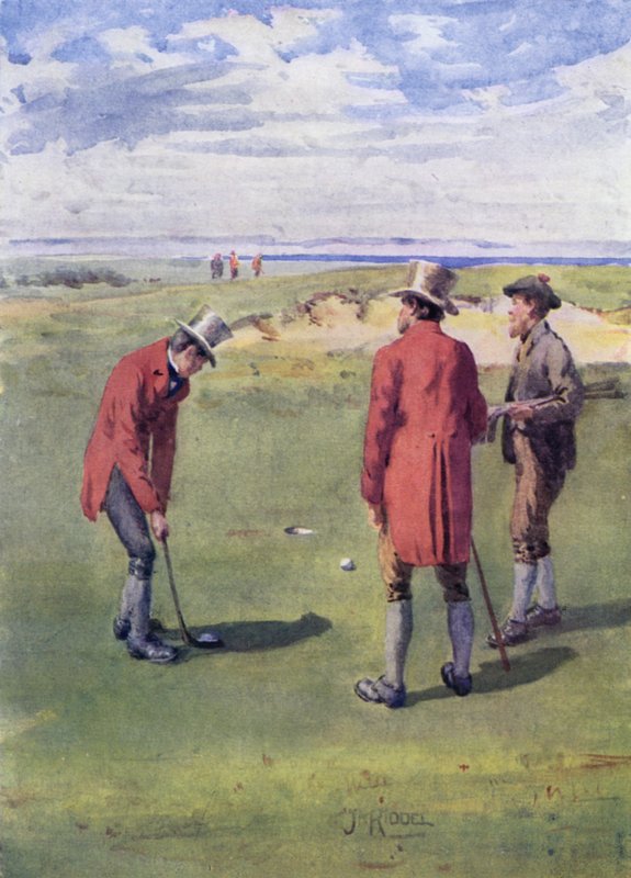 Golfare på Leith Links av James Riddel