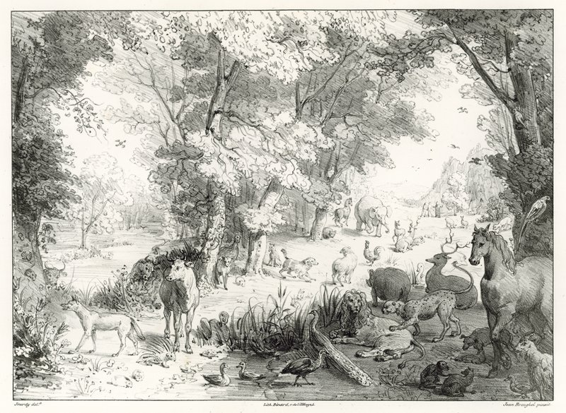 Jorden: det jordiska paradiset av Jan the Elder Brueghel