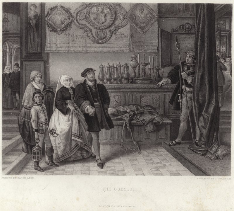 Gästerna av Jan August Hendrik Leys