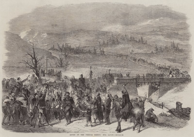 De franska truppernas inträde i Savojen av Jean Adolphe Beauce