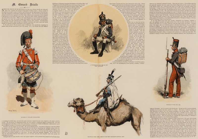 M Edouard Detaille (chromolitho) av Jean Baptiste Edouard Detaille