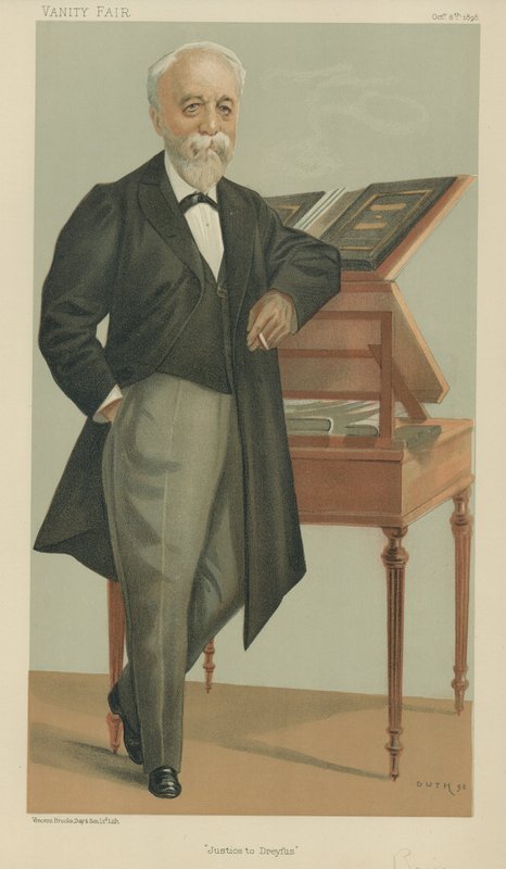 Monsieur Henri Brisson (färg litho) av Jean Baptiste (after) Guth