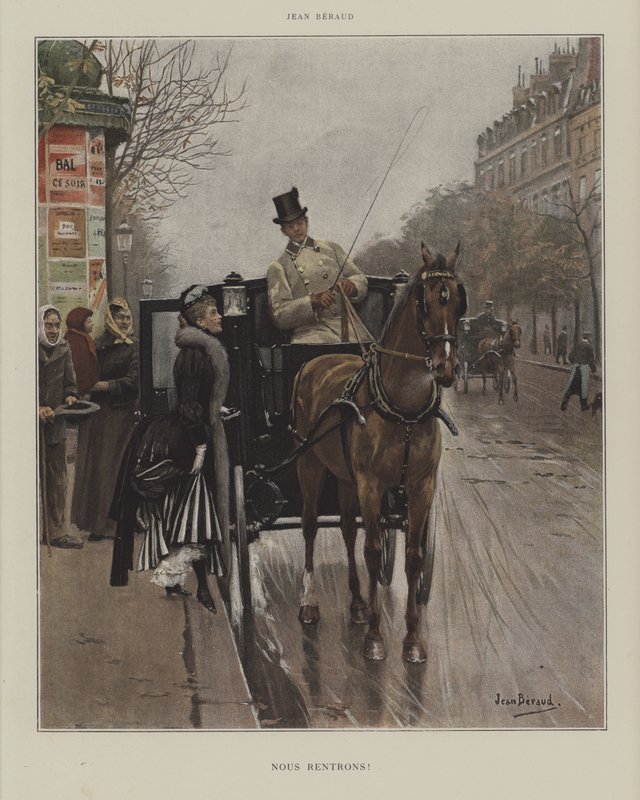Vi åker tillbaka! av Jean Beraud