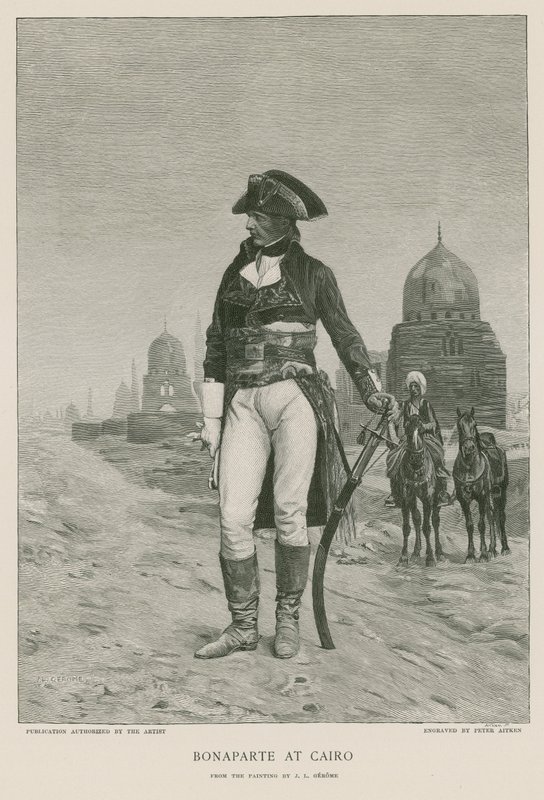 Napoleon i Kairo av Jean Leon Gerome