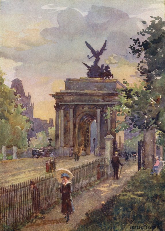 Constitution Hill (färglitografi) av Jessie Currie