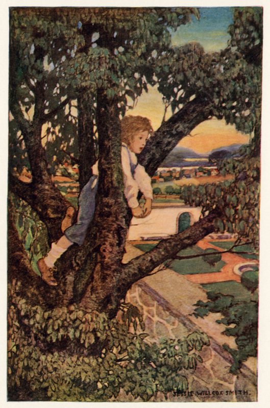 Främmande land (färg litho) av Jessie Willcox Smith