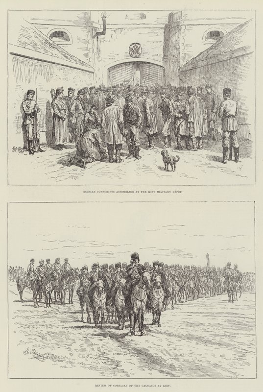 Militär i Kiev av Johann Nepomuk Schonberg
