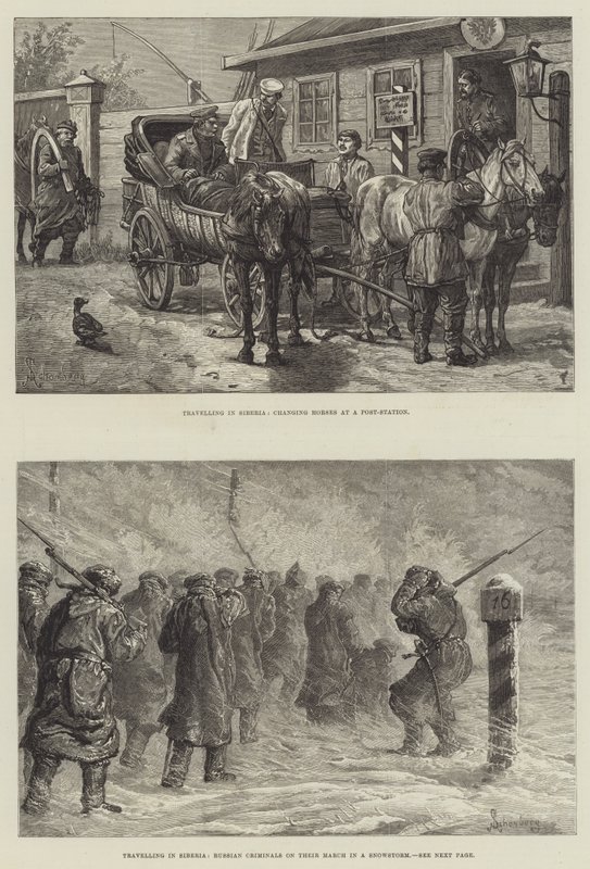 Reser i Sibirien av Johann Nepomuk Schonberg