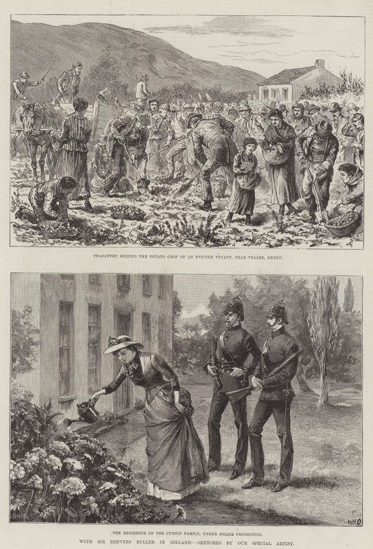Med Sir Redvers Buller på Irland av Johann Nepomuk Schonberg