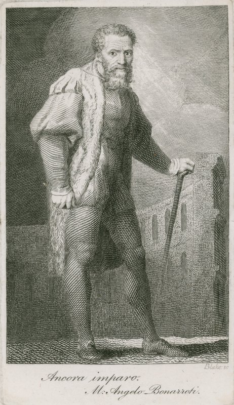 Michelangelo Buonarroti av Johann Heinrich Füssli