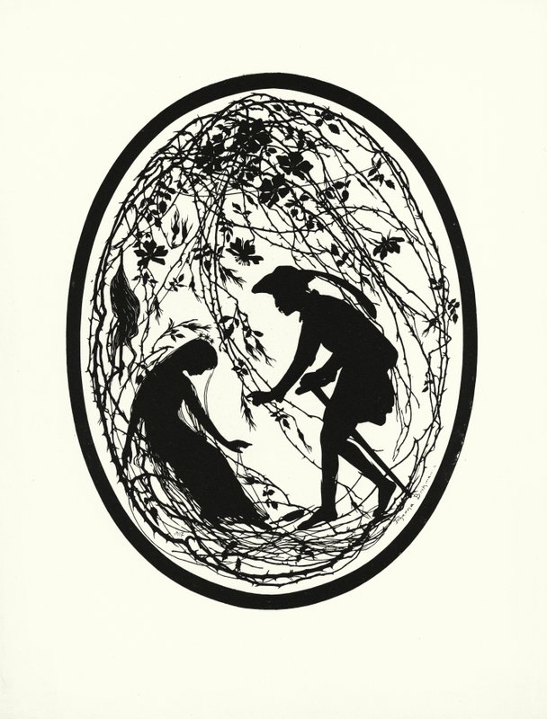 Dornroschen (litografi) av Johanna Beckmann