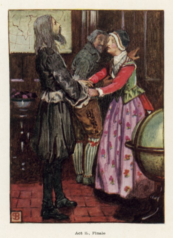 Akt II, Final av John Byam Liston Shaw