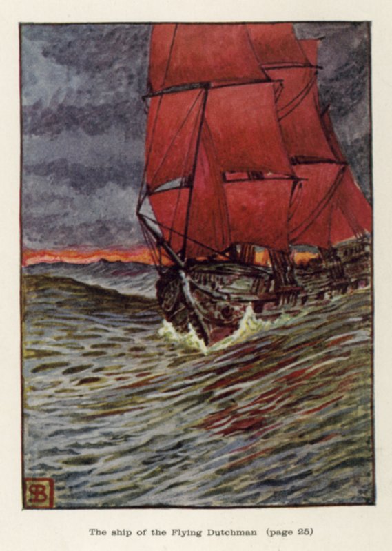 Den flygande holländarens fartyg av John Byam Liston Shaw