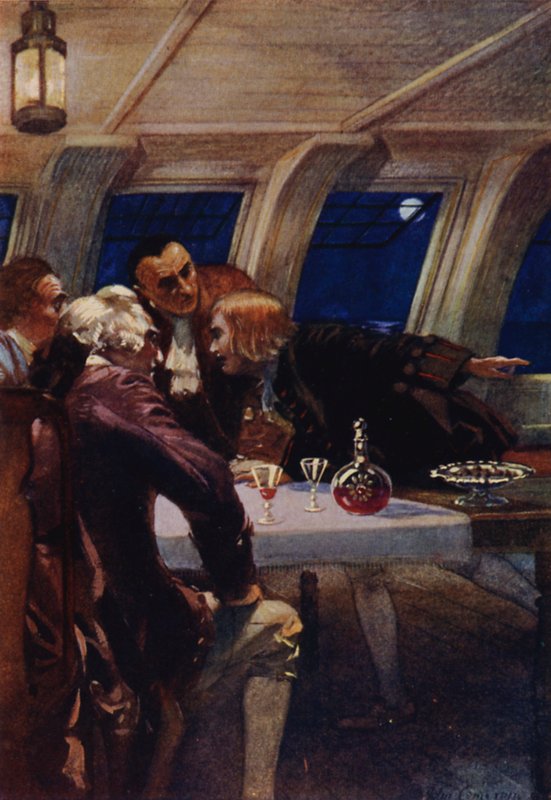 Illustration för Treasure Island av John Cameron
