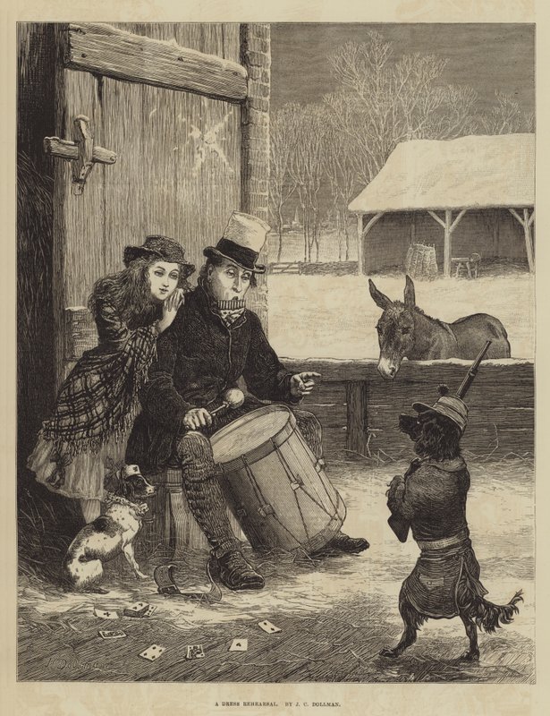 En generalrepetition av John Charles Dollman