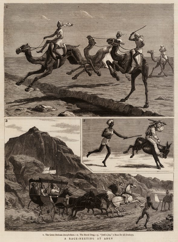 Ett tävlingsmöte i Aden av John Charles Dollman