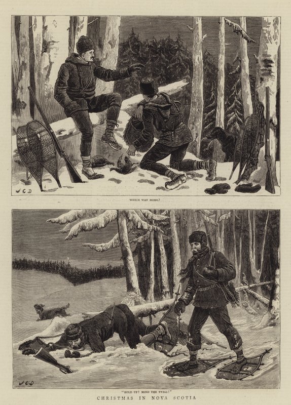 Jul i Nova Scotia av John Charles Dollman