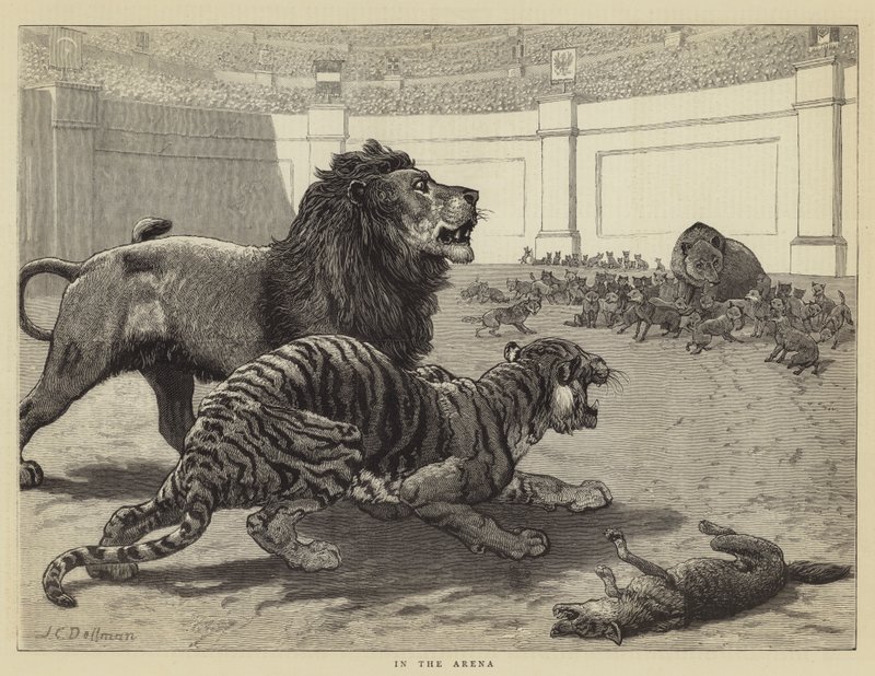 I arenan av John Charles Dollman