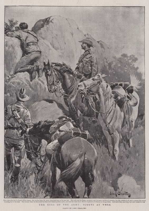 Arméns ögon, scouter i arbete av John Charlton