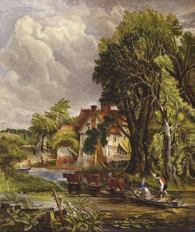Gården Valley Farm av John Constable