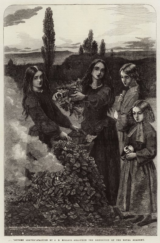 Höstlöv av John Everett Millais