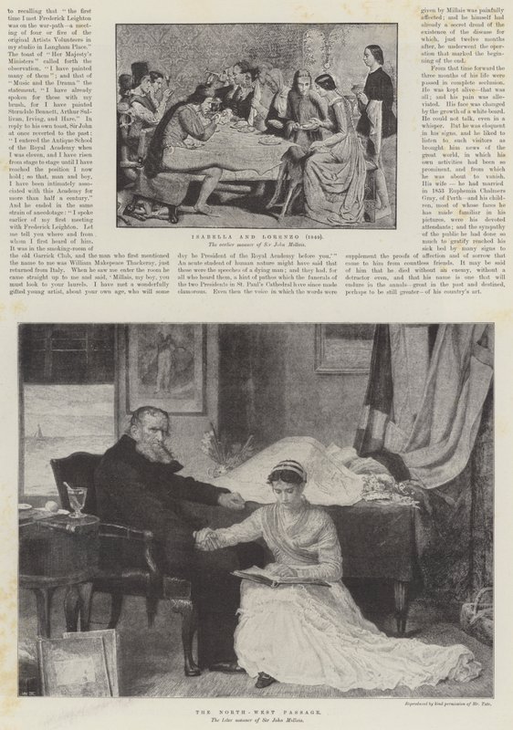 Den framlidne Sir John Everett Millais av John Everett Millais