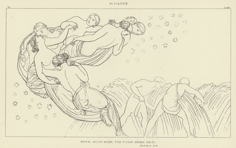 Plejader av John Flaxman