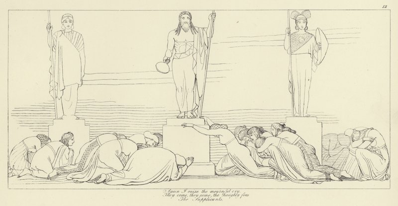 Supplikanterna av John Flaxman