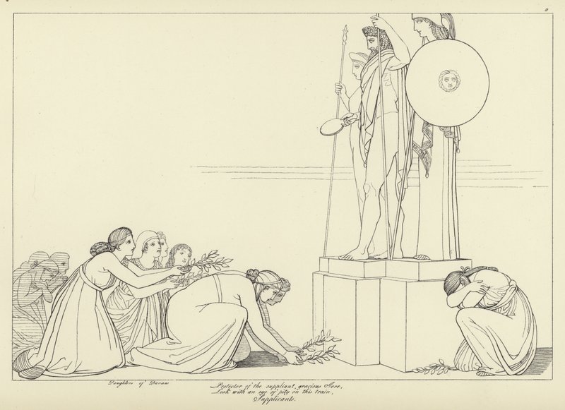 Supplikanterna av John Flaxman
