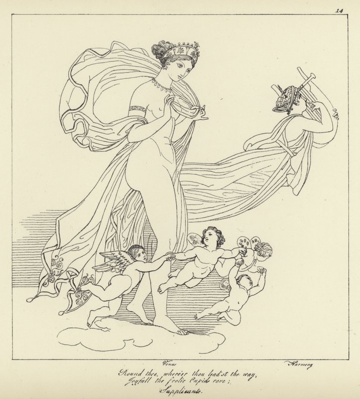 Venus från The Supplicants av John Flaxman