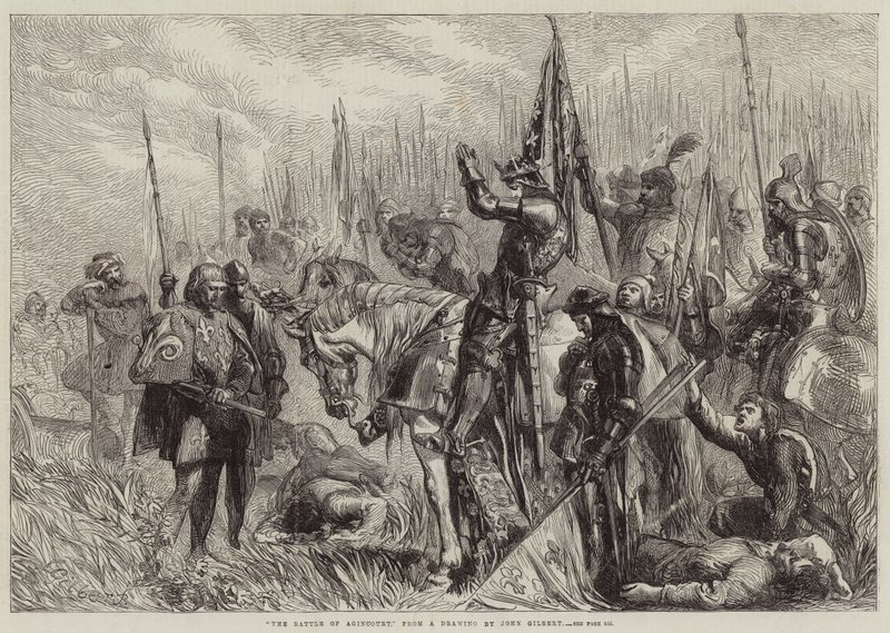 Slaget vid Agincourt av John Gilbert