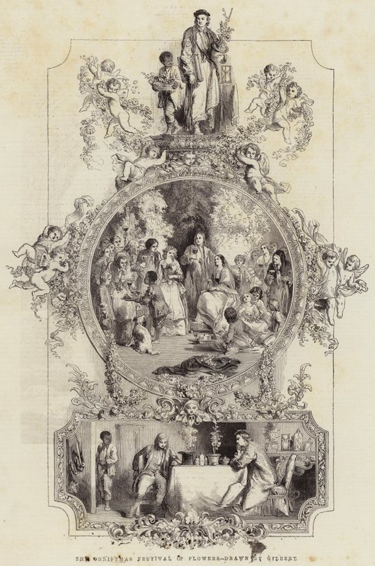 Blommornas julfest av John Gilbert