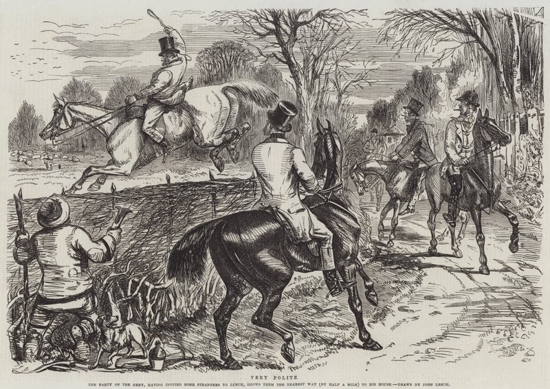 Väldigt artig av John Leech