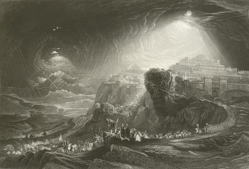 Joshua kallar solen att stå stilla av John Martin