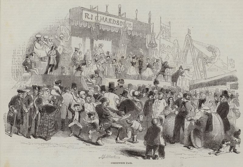 Greenwich Fair (gravyr) av John (after) Gilbert