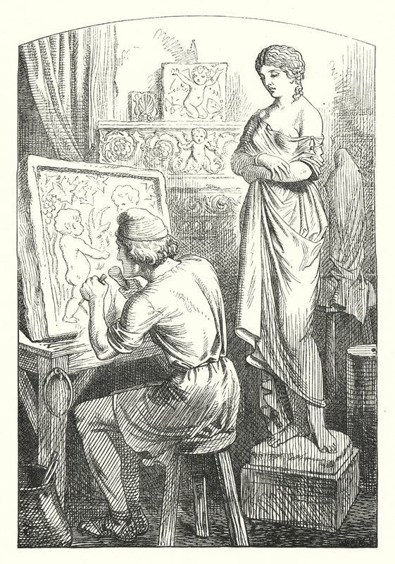 Clyte (gravyr) av John (after) Tenniel