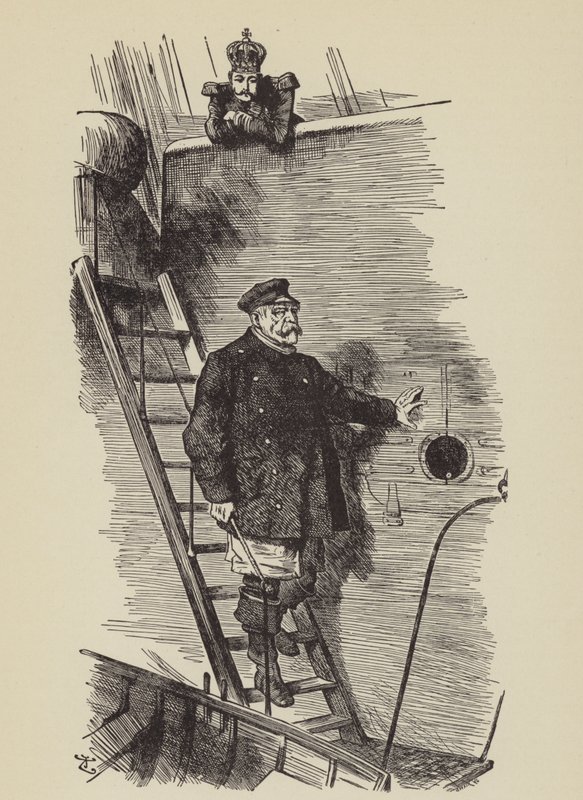 Att släppa piloten (s/v foto) av John (after) Tenniel