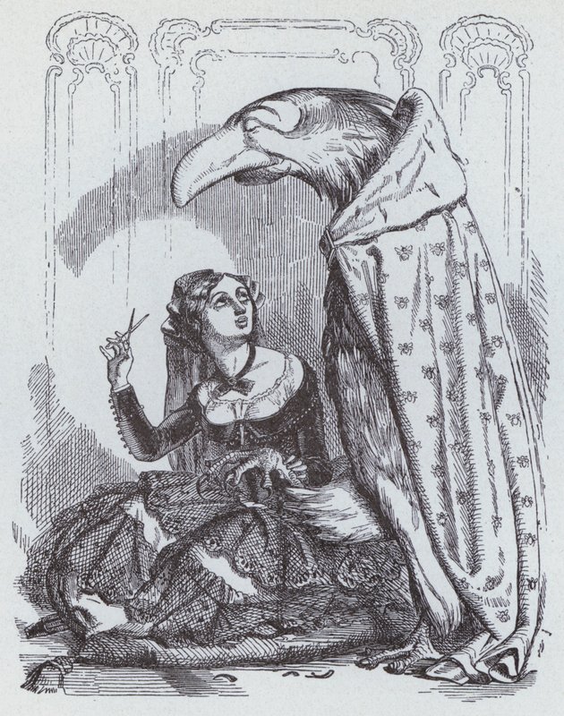 The Eagle in Love (litho) av John (after) Tenniel