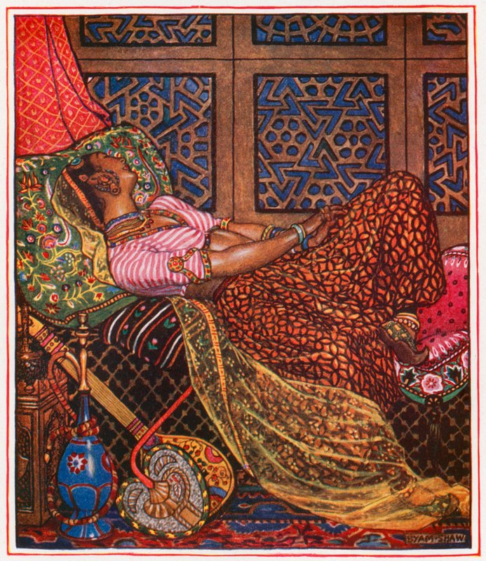 Zira i fångenskap av John Byam Liston Shaw