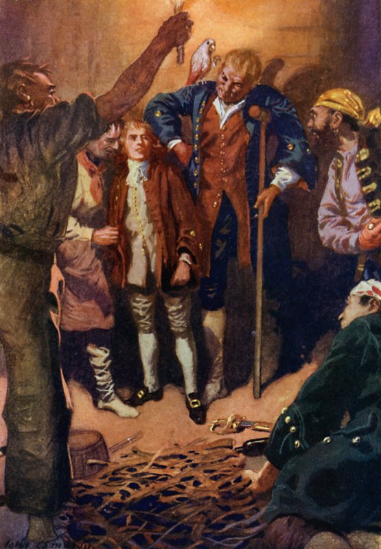 Illustration för Treasure Island av John Cameron