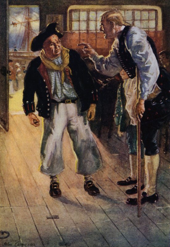 Illustration för Treasure Island av John Cameron