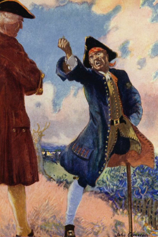 Illustration för Treasure Island av John Cameron