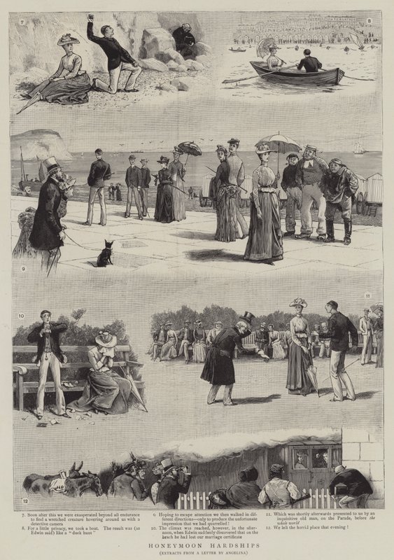 Smekmånads svårigheter av John Charles Dollman