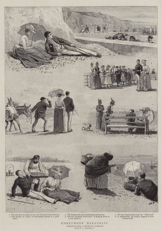 Smekmånads svårigheter av John Charles Dollman